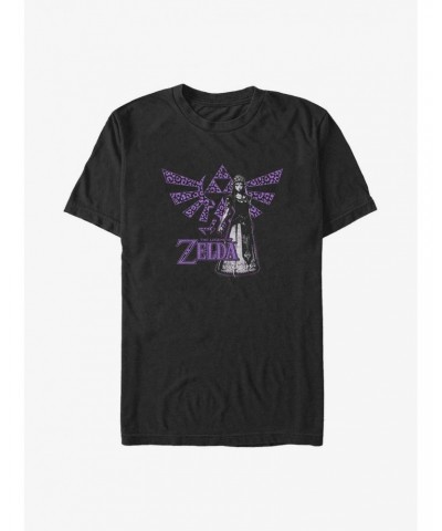 The Legend of Zelda Cheetah Print Hyrule Crest Big & Tall T-Shirt $10.05 T-Shirts