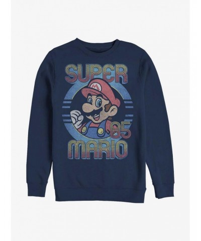 Nintendo Mario Super Mario '85 Badge Sweatshirt $8.27 Sweatshirts
