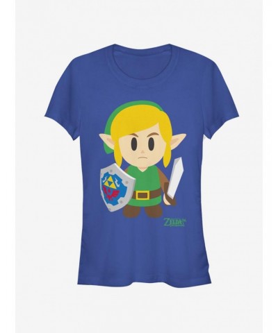 Nintendo The Legend of Zelda: Link's Awakening Link Avatar Color Girls T-Shirt $5.23 T-Shirts