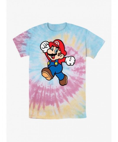 Nintendo Super Pose Tie Dye T-Shirt $7.07 T-Shirts