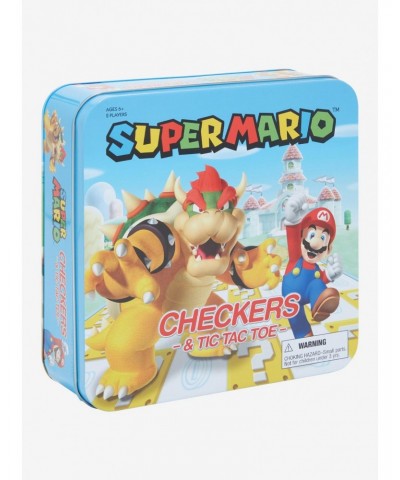 Super Mario Checkers & Tic-Tac-Toe Game Set $5.85 Game Set