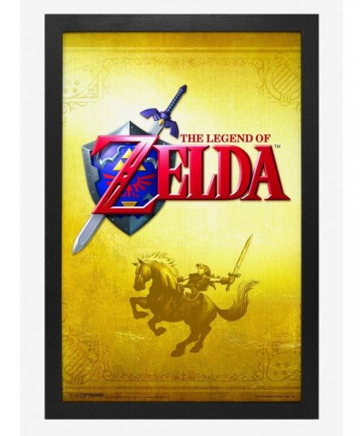 The Legend Of Zelda Gold Poster $8.96 Posters