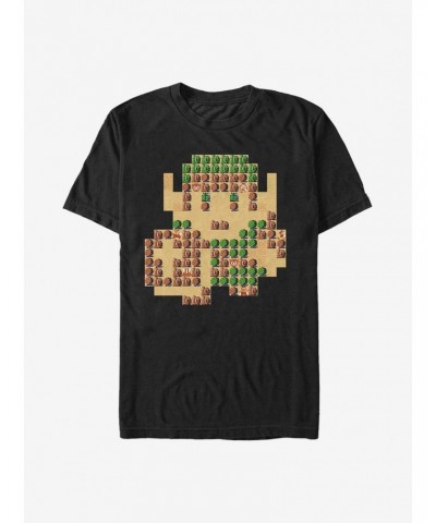 Nintendo Zelda Link Map T-Shirt $7.03 T-Shirts