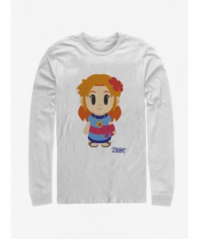 Nintendo The Legend of Zelda: Link's Awakening Marin Avatar Color Long-Sleeve T-Shirt $9.44 T-Shirts