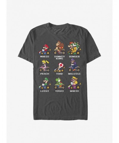 Nintendo Mario Kart Racers T-Shirt $6.86 T-Shirts