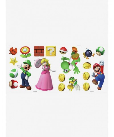Super Mario Brothers Peel And Stick Wall Decals $6.44 Decals