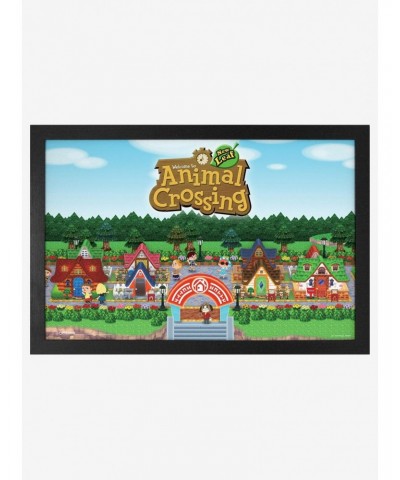 Animal Crossing: New Leaf Town Framed Wall Art $8.22 Merchandises