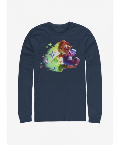 Super Mario Rainbow Deluxe Long-Sleeve T-Shirt $11.05 T-Shirts