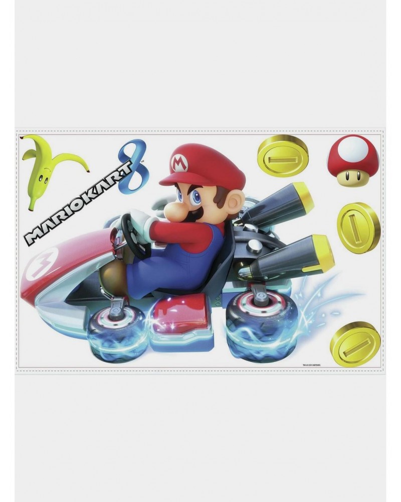 Nintendo Mario Kart 8 Peel And Stick Giant Wall Decals $8.41 Decals