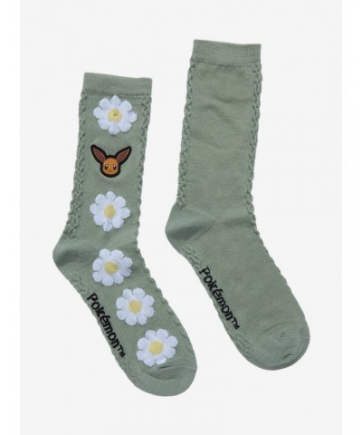 Pokemon Eevee Daisy Crew Socks $1.87 Socks
