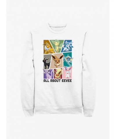 Pokemon All About Eevee Sweatshirt $12.92 Sweatshirts
