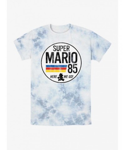 Nintendo Mario Here We Go Tie-Dye T-Shirt $5.44 T-Shirts