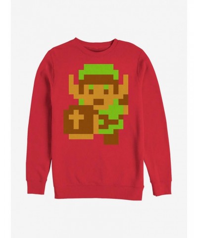 Nintendo Zelda Original Link Crew Sweatshirt $9.56 Sweatshirts