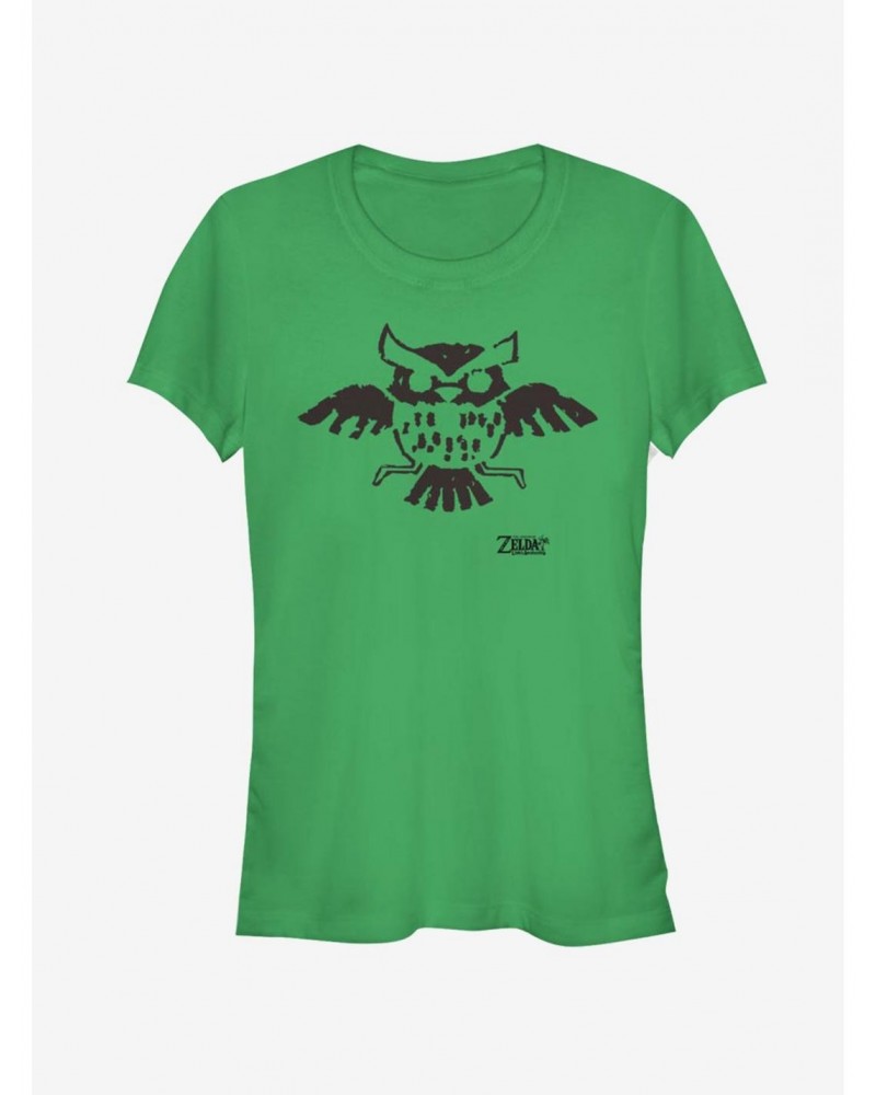 Nintendo The Legend of Zelda: Link's Awakening Owl Glyph Girls T-Shirt $6.27 T-Shirts