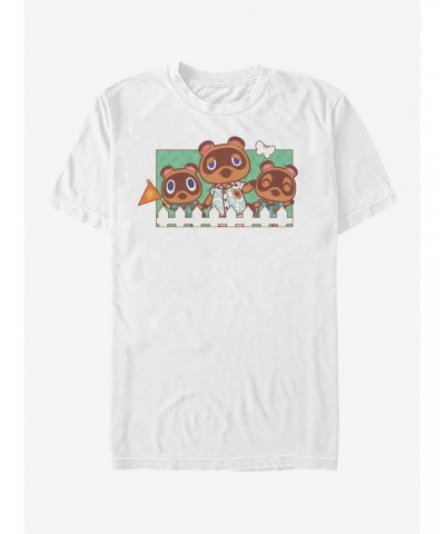 Extra Soft Nintendo Animal Crossing Nook Family T-Shirt $8.29 T-Shirts