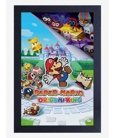 Paper Mario Origami King Framed Poster $7.47 Posters
