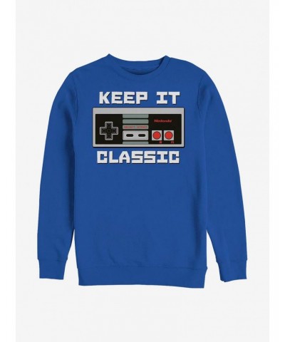 Nintendo Keep It Classic Crew Sweatshirt $11.88 Sweatshirts
